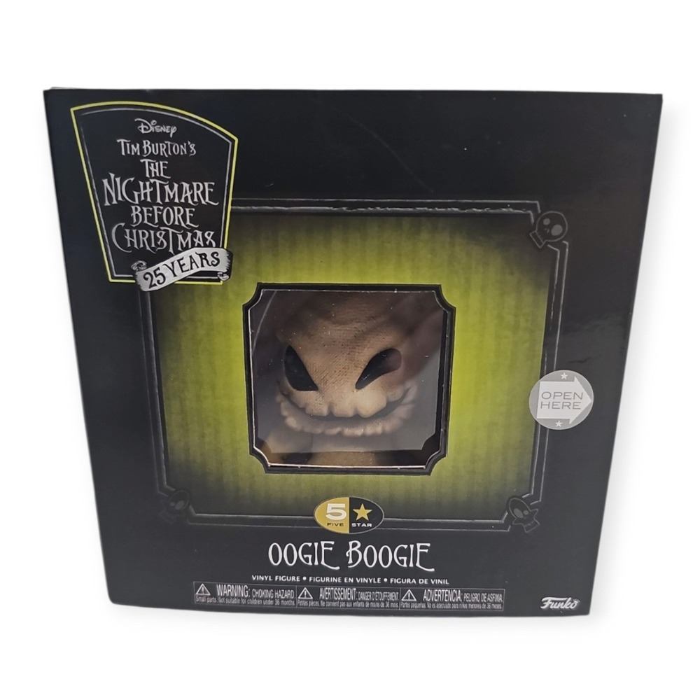 Funko 5 Star: Nightmare Before Christmas Oogie Boogie Vinyl Figure 25 Years NEW